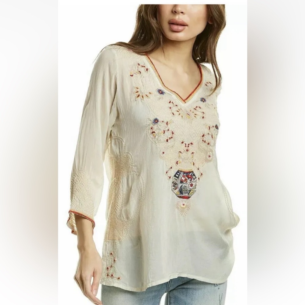 NWOT Johnny Was Peyton Blouse Top Women's L